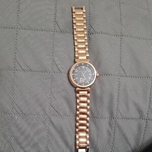 Designer Inspired Rose Gold Women's Watch